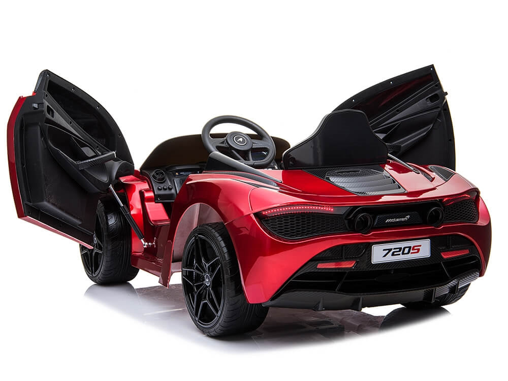 McLaren 720S 12V Kids Electric Ride On Car w/ Remote Control - Painted Red