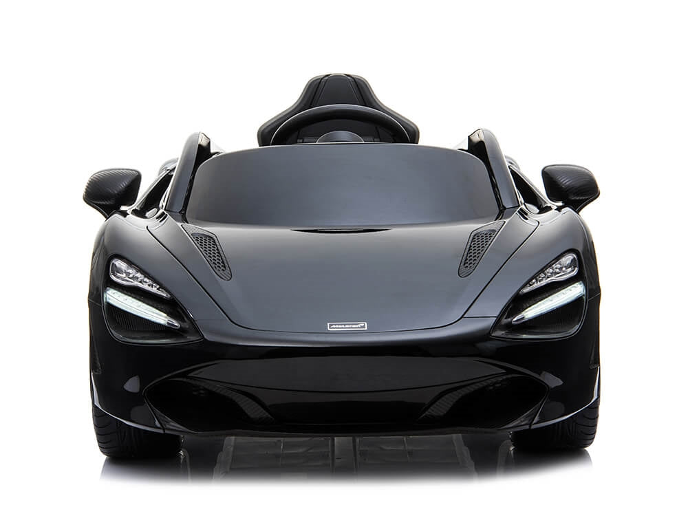 McLaren 720S 12V Kids Electric Ride On Car w/ Remote Control - Painted Black