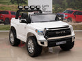 12V Kids Battery Powered Remote Control SPECIAL EDITION Toyota Tundra Ride On Truck - White