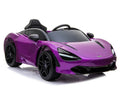 McLaren 720S 12V Kids Electric Ride On Car w/ Remote Control - Painted Purple