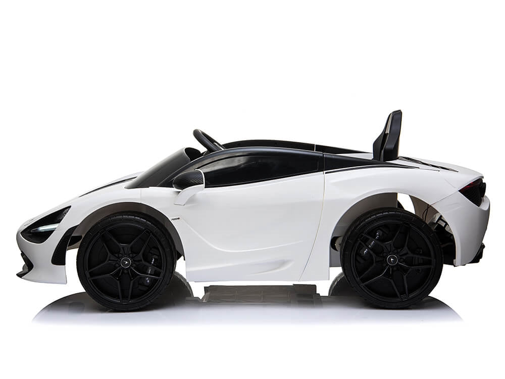 McLaren 720S 12V Kids Electric Ride On Car w/ Remote Control - Painted White