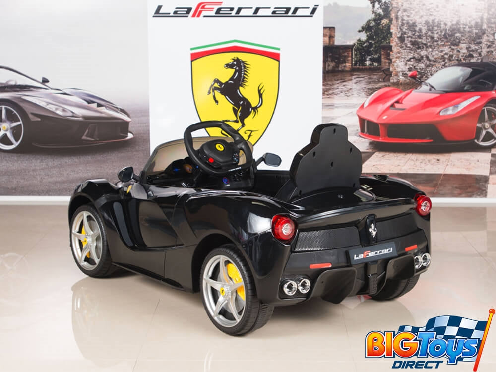 Ferrari 12V LaFerrari Kids Electric Ride On Car with MP3 and Remote Control - Black